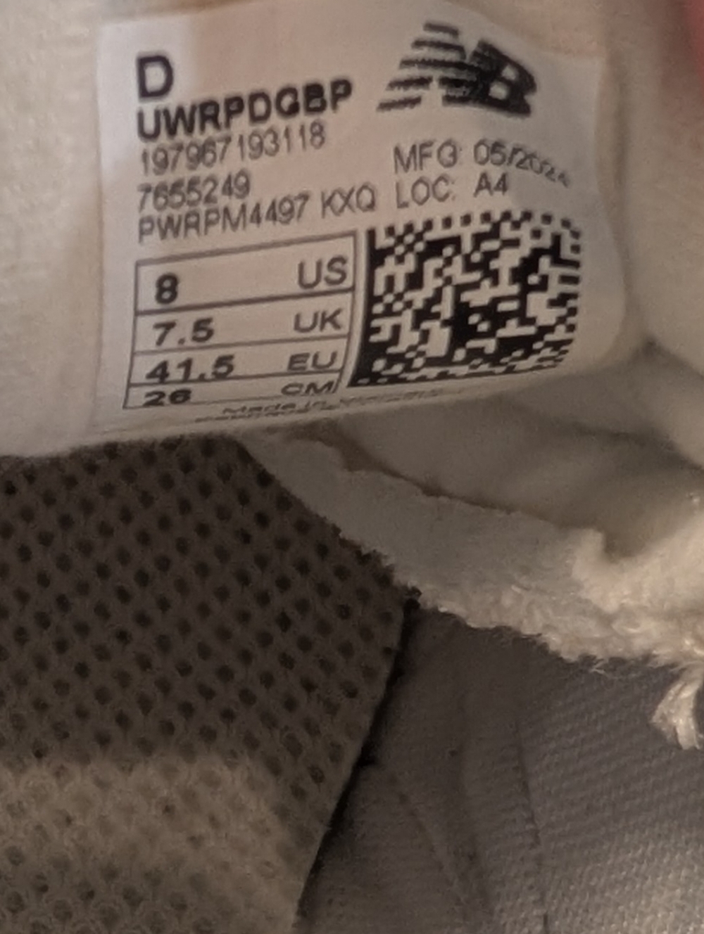New Balance Women’s Light Gray & Pink Platform Sneakers - Picture 6 of 10